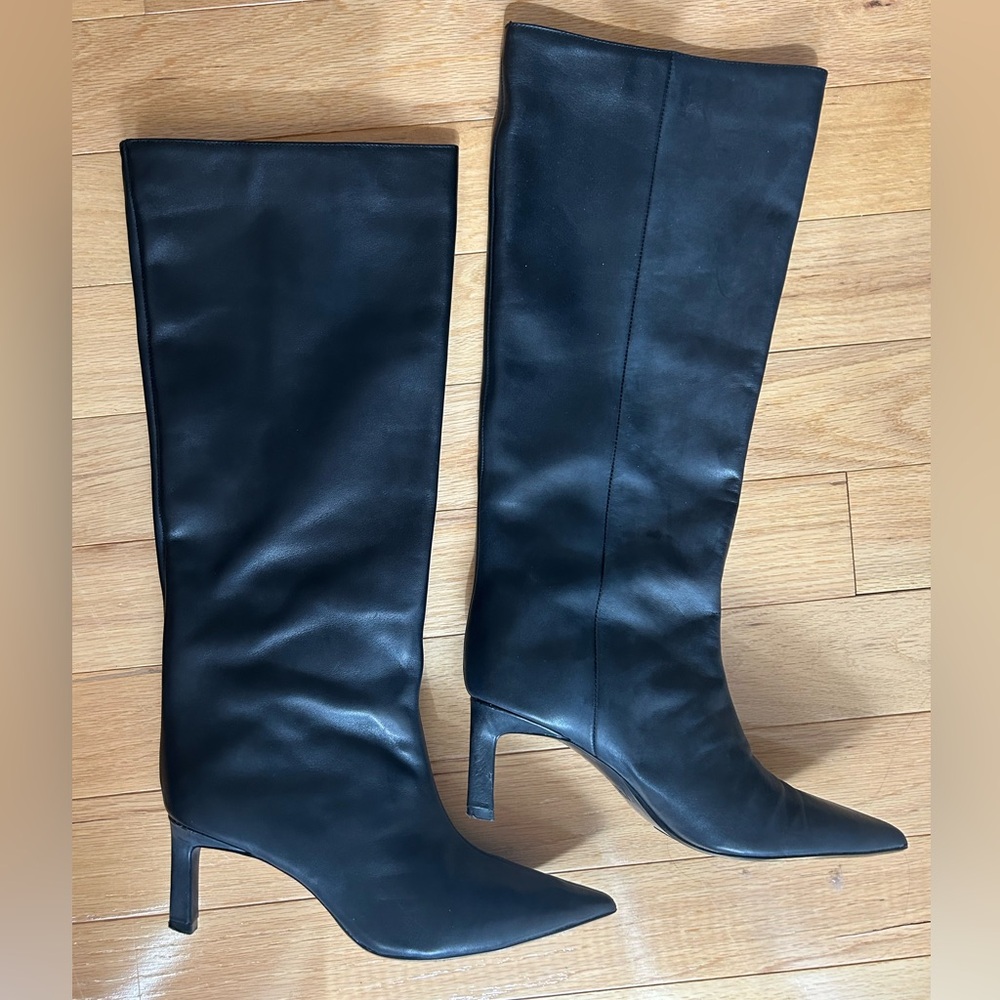 Zara knee high boots